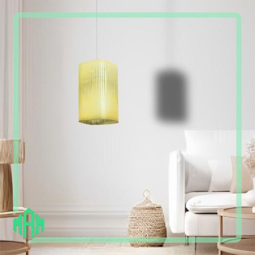 انارة علاقي 3D مفرد بالذهبي لامع