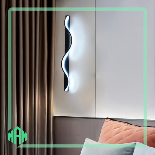 انارة جدارية ليد بــثلاث اضاءة اصفر -ابيض-كريمي حج...