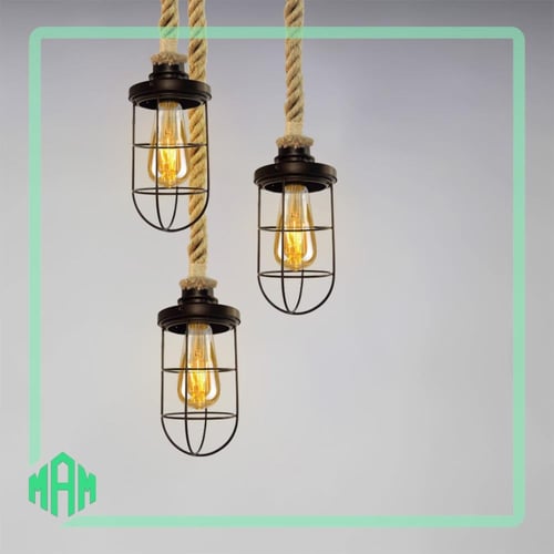 انارة علاقي ثلاثي حبال