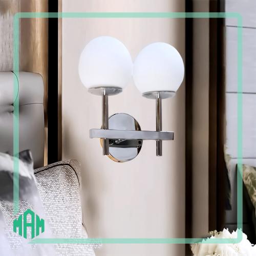 اضاءة جداري مودرن فضي