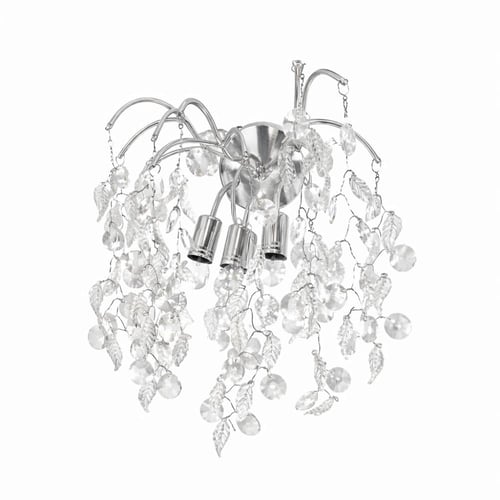 انارة جدارية بستايل الاوروبي اللون الفضي