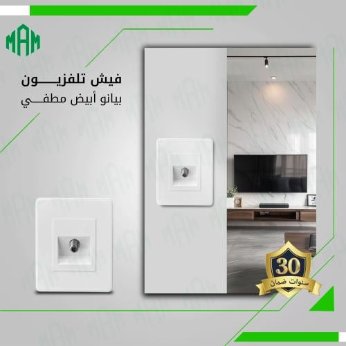 مدخل تلفزيون أبيض مطفي MFZ