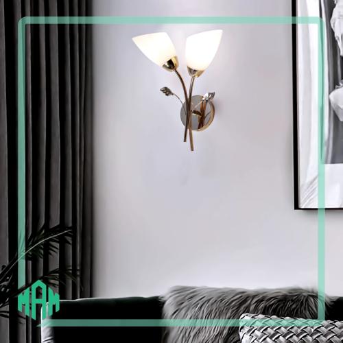 اضاءة جداري مودرن ذهبي لامع