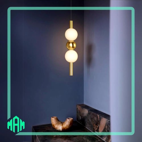 اضاءة عصرية ذهبي لامع بتصميم أنيق وجذاب