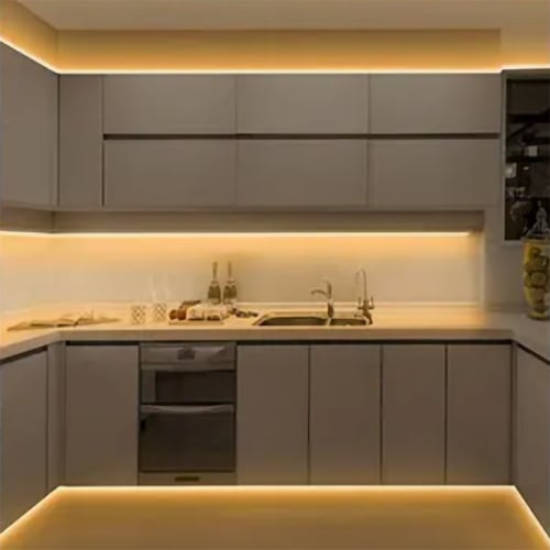 لي زينة خطيين اصفر 16 واط - 2700k طول لفة 50 متر