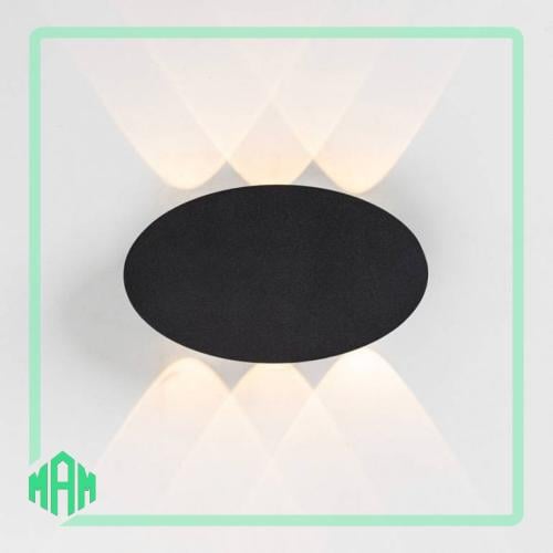 ابليك جداري خارجي 6 عدسات بجهتين