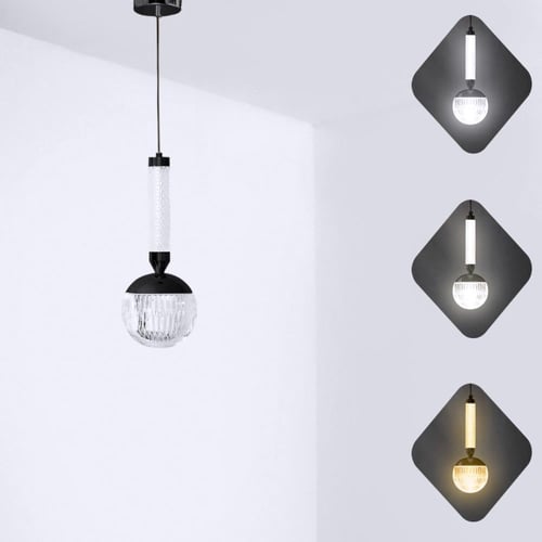 اضاءة عصرية بالأسود بتصميم أنيق وجذاب