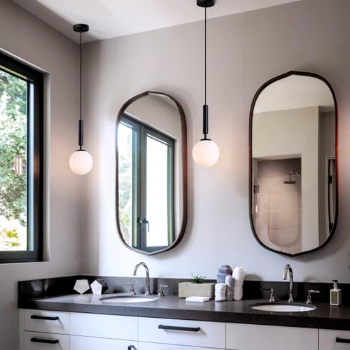 انارة علاقي مودرن اسود