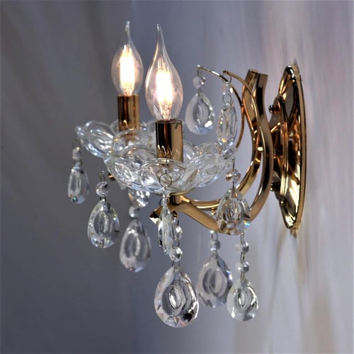 انارة جداري كلاسيك كريستال الشموع