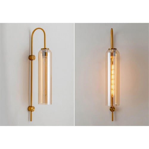 انارة جدارية زجاجية مودرن بشكل عصري