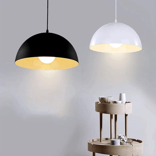 اضاءة علاقي كافيهات/مطابخ نصف كروي انيق أبيض