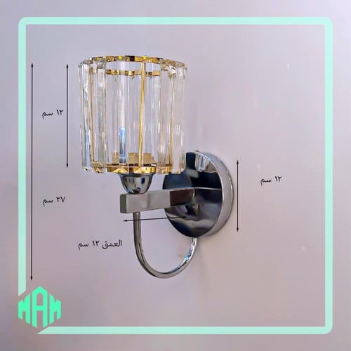 ابليك جداري كلاسيكي بالفضي لامع