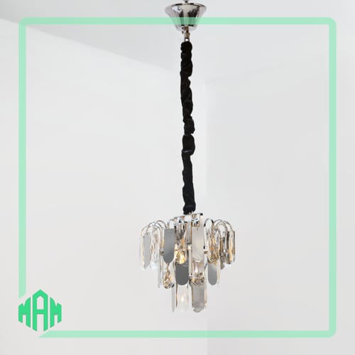 ثريا فضي بقطع صفائح لامعة صغير حجم 20