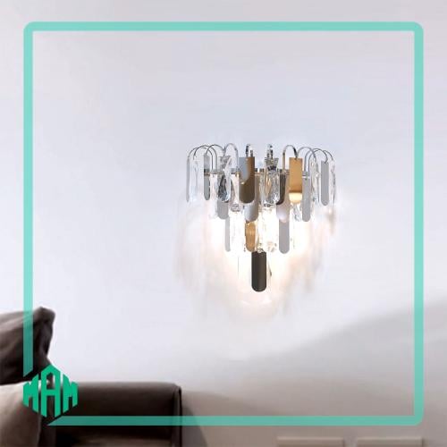 انارة جداري كريستال اناقة وجمال بالنمط الأوروبي