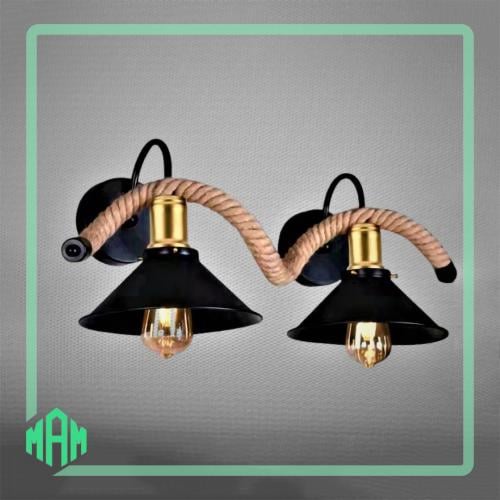 اضاءة جداري حبل مزدوج