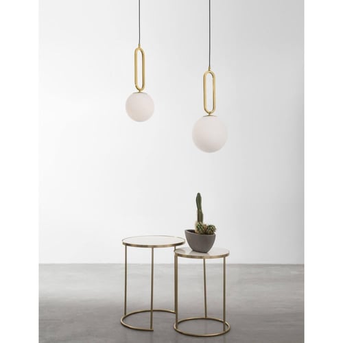 علاقي مودرن ذهبي بزجاج ابيض ثلجي