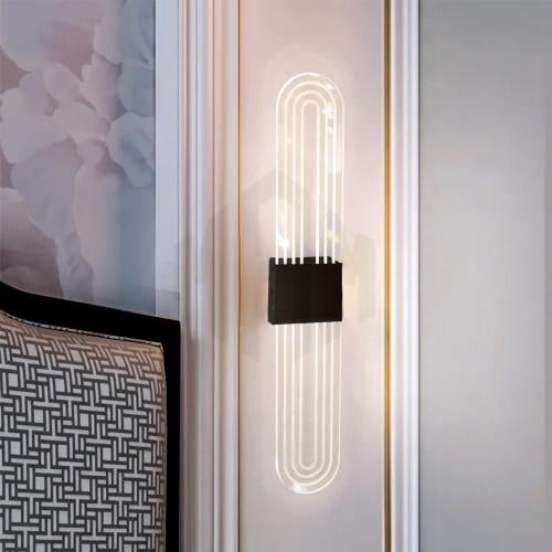 انارة جدارية داخلية ليد أسود