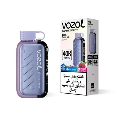 فوزول قير ايس & سويت 40 الف موش 20 نيكوتين VOZOL G...