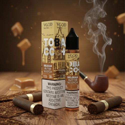 VGOD TOBACCO+ BELGIAN BUTTER SCOTCH
