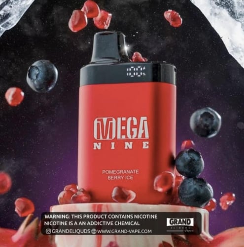 سحبة ميجا ناين 9000 موش 20 نيكوتين MEGA NINE