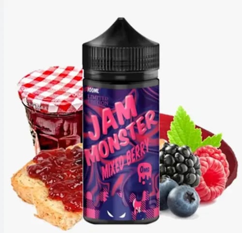 نكهة مربى توت مشكل JAM MONSTER MIXED BERRY