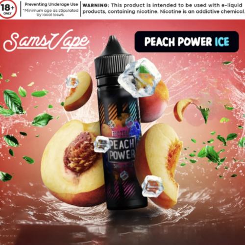نكهة خوخ باور فروزن من سامز فيب SAMS VAPE PEACH PO...