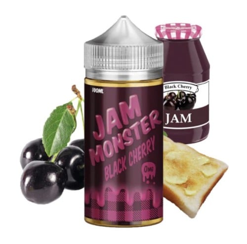 نكهة جام مونستر مربى الكرز الاسود JAM MONSTER BLAC...