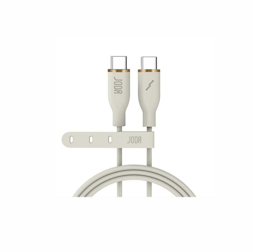 سلك JODA سيليكون 60 واط تايب سي الى تايب سي 1 متر...