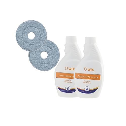 عرض 2 غسول البقع الصعبة و 2 قطعة غيار مايكرو فايبر