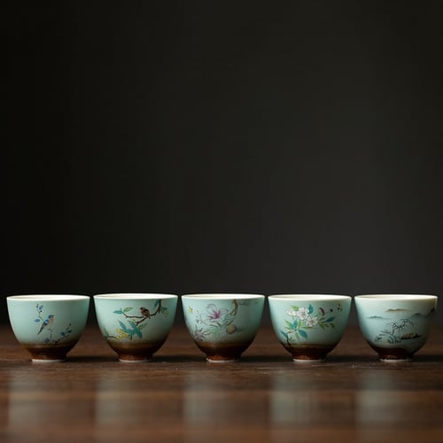 كوب 100 مل بعدة تصاميم