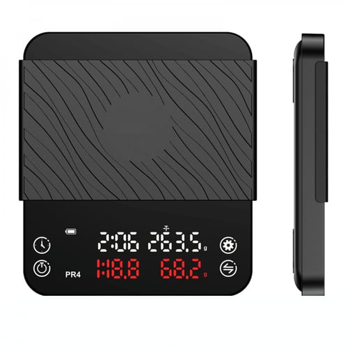 ميزان رقمي ذكي بـ 4 برامج وشاشتين معلومات منفصلة