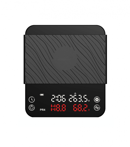 ميزان رقمي ذكي بـ 4 برامج وشاشتين معلومات منفصلة