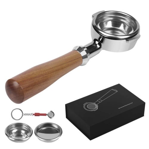 طقم بورتافلتر مكشوف الخشب الاحمر مقاس E61 58mm