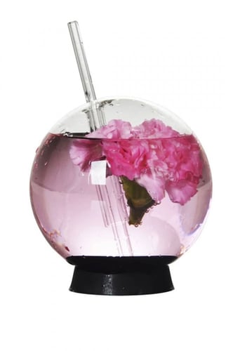 كوب زجاحي بشكل كروي 350 مل