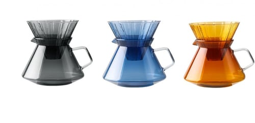 طقم تقطير V60 عصري بعدة الوان