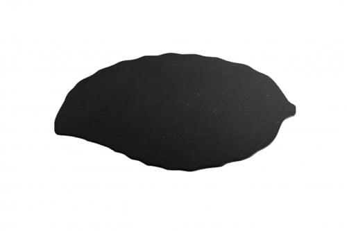 كوستر تقديم حجري على شكل ورقة شجر بعد قياسات