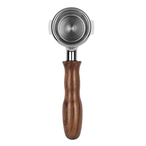 طقم بورتافلتر مكشوف من الخشب الاحمر المموج مقاس E6...