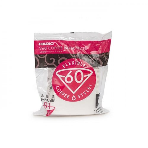 فلاتر هاريو V60 مقاس 01 أبيض عدد 100