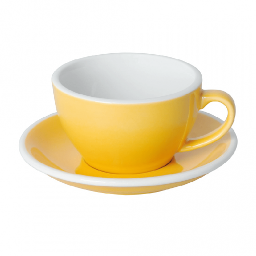 كوب أصفر سميك متعدد الاحجام