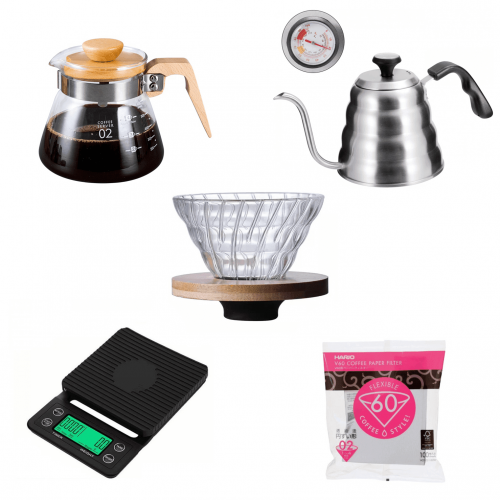 مجموعة تقطير V60 إيليقنت