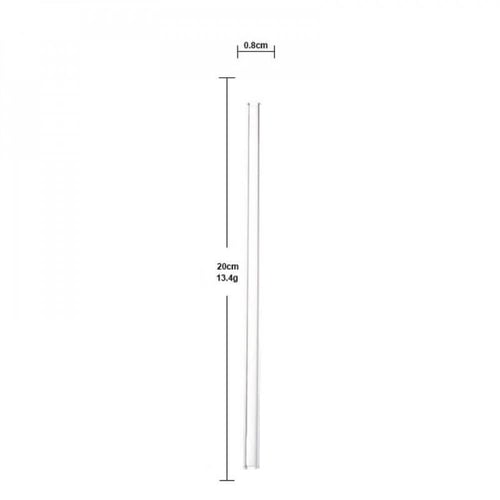طقم مزازات زجاج شفافه بعدة مقاسات