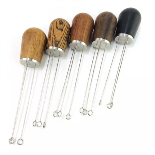 مفكك تكتلات بمقبض خشبي متعدد الالوان