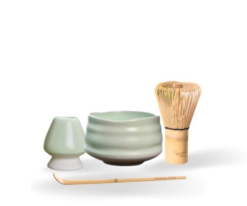 طقم الماتشا اليابانيه بعدة الوان