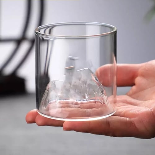 كوب زجاج قمة ثلجية 250 ملي