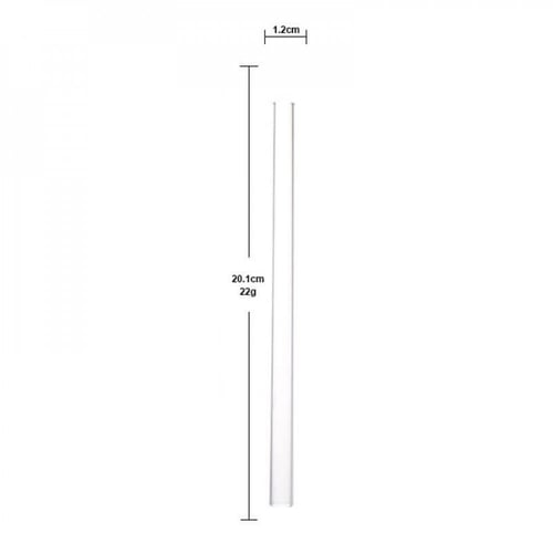 طقم مزازات زجاج شفافه بعدة مقاسات