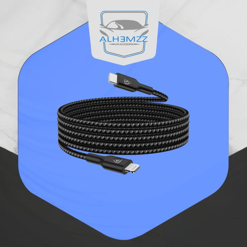 كيبل PD ايفون lightning قماش ضد القطع 2 متر