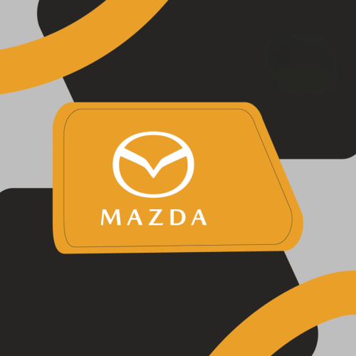 مازدا الزجاج الامامي (الوجهه فقط)