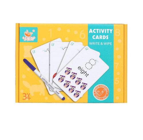 وسيلة تعليمية | بطاقات قابلة للكتابة انجليزي -أرقا...