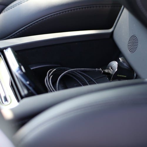 شاحن سيارة | بيور جير | مخرجين 24W | أسود