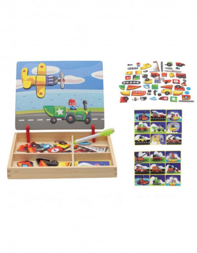 لعبة تعليم المواصلات المغناطيسية